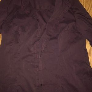 Dark plum colored blouse